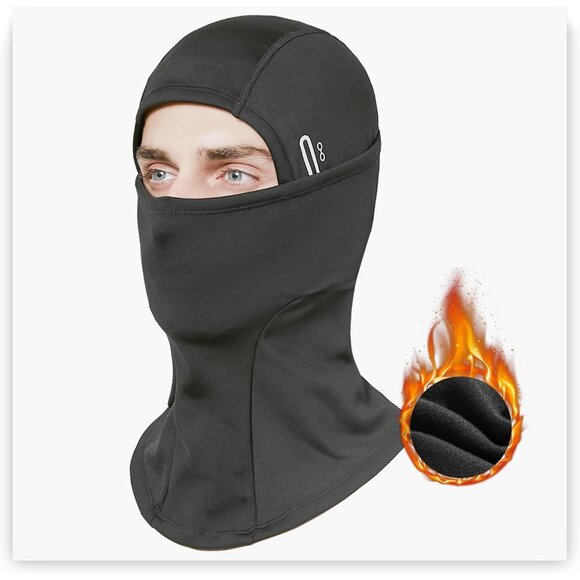 Winter Balaclava Ski Mask for Men and Women Thermal Fleece Face Cover Windproof - Picture 8 of 9
